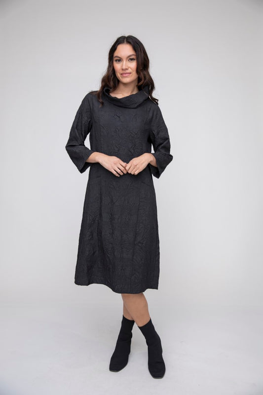 Jqrd Crinkle Cowl Dress