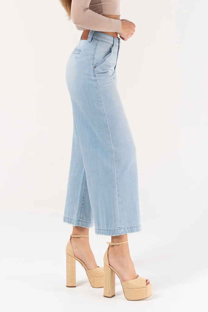 Crop Wide Leg Trouser