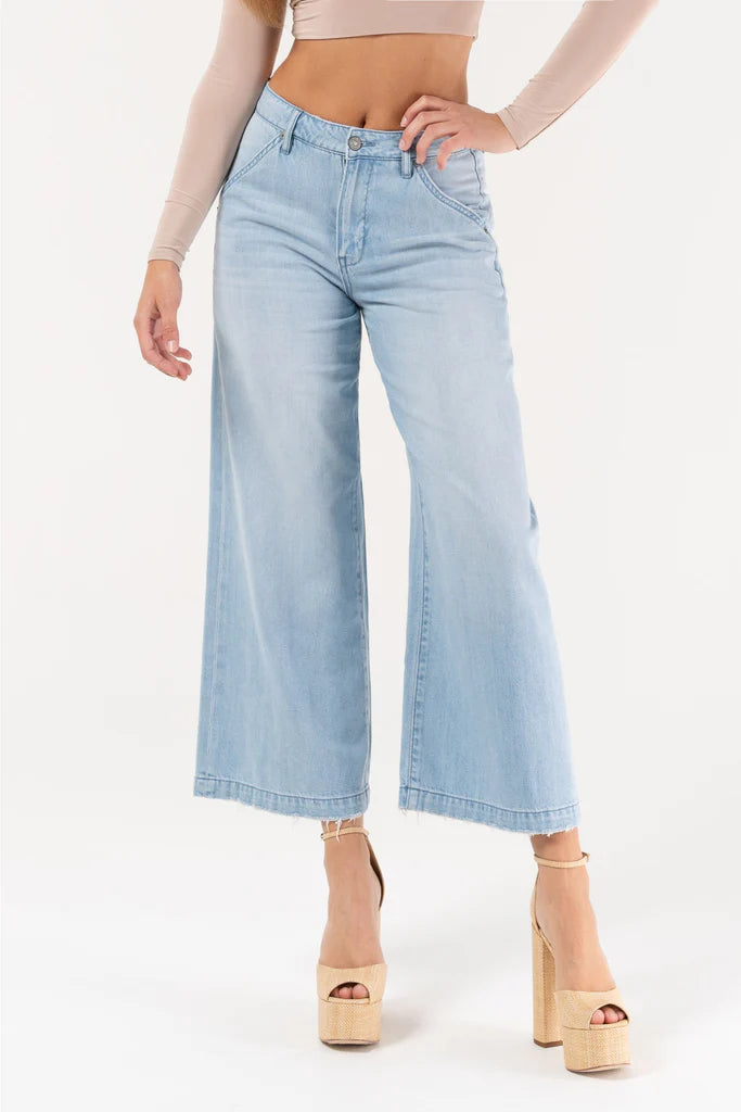 Crop Wide Leg Trouser