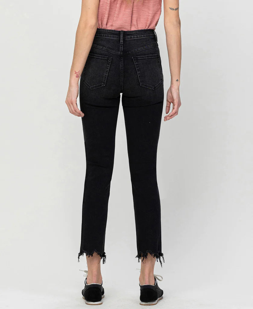 High Rise Slim Straight